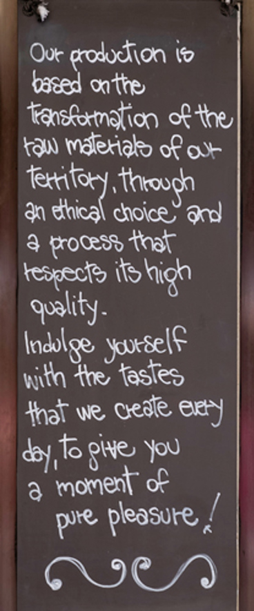 Food sign-italy